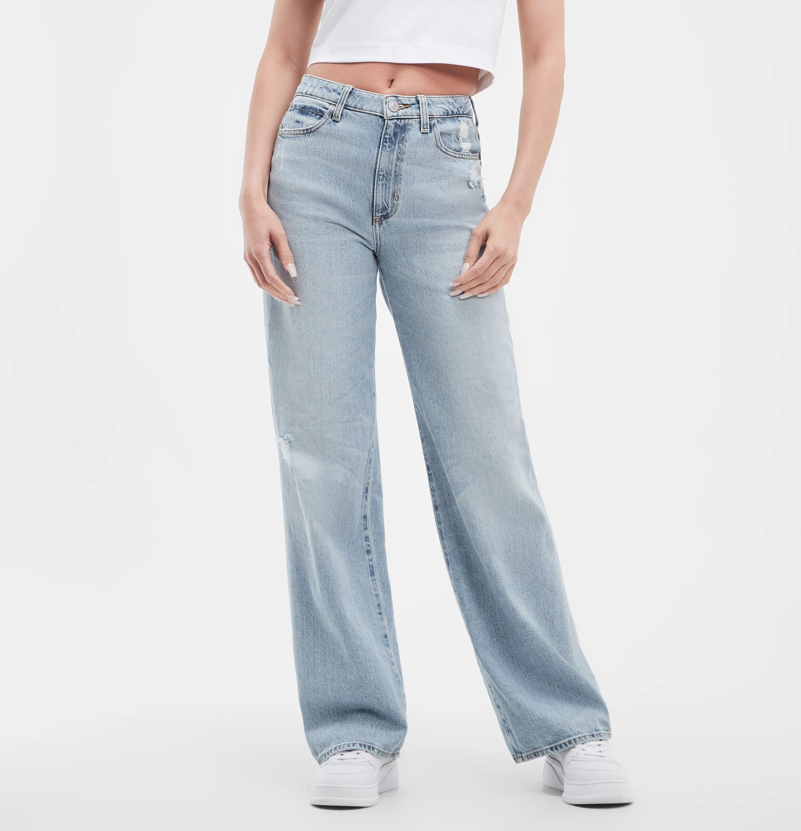 Guess wide leg jeans hotsell