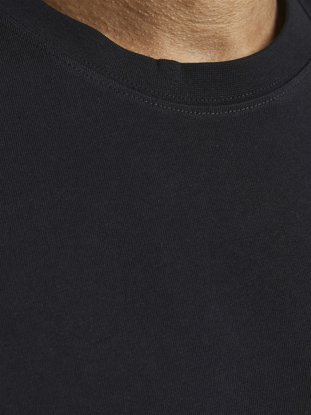 Jack&Jones plain black t-shirt for men