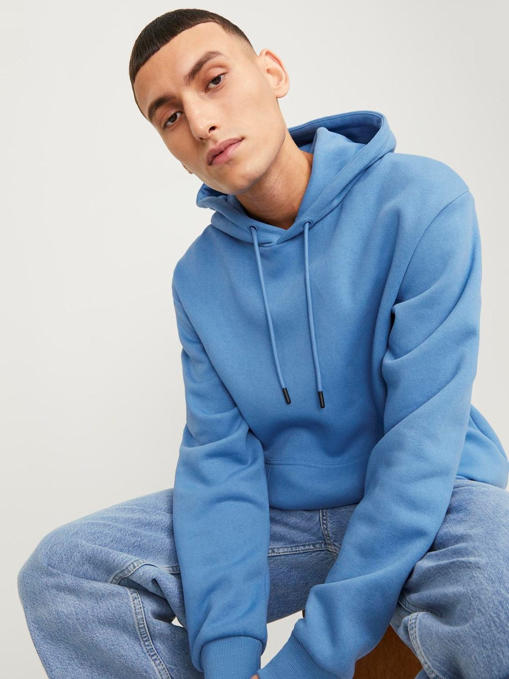 Hoodie bleu pâle Jack&Jones pour homme