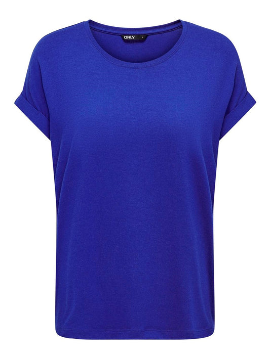 T-shirt bleu électrique Only pour femme