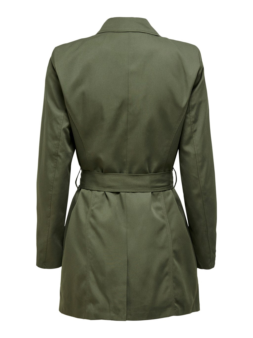 Green mid-season coat Only for women