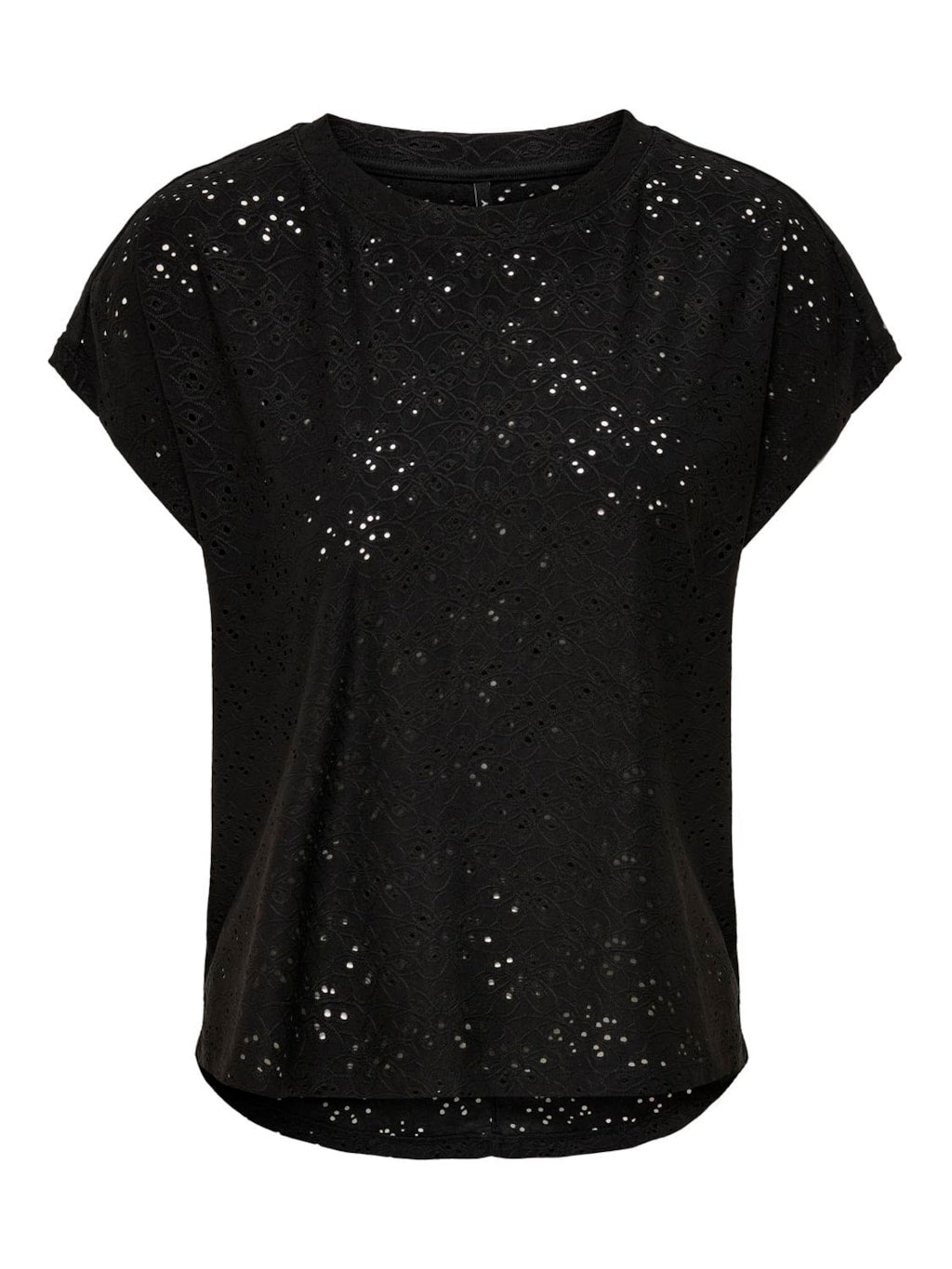 T-SHIRT EN DENTELLE NOIR ONLY POUR FEMME