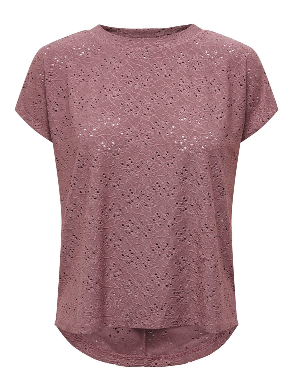 T-SHIRT EN DENTELLE ROSE ONLY POUR FEMME