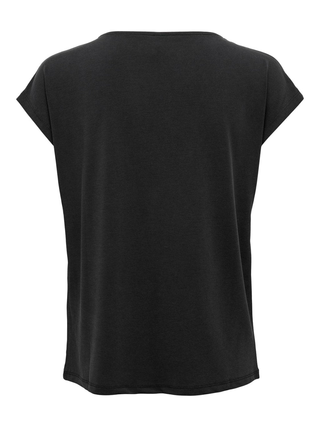 T-SHIRT V NECK ONLY NOIR POUR FEMME