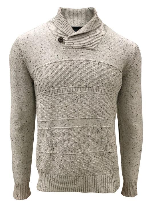 Point Zéro beige knit for men