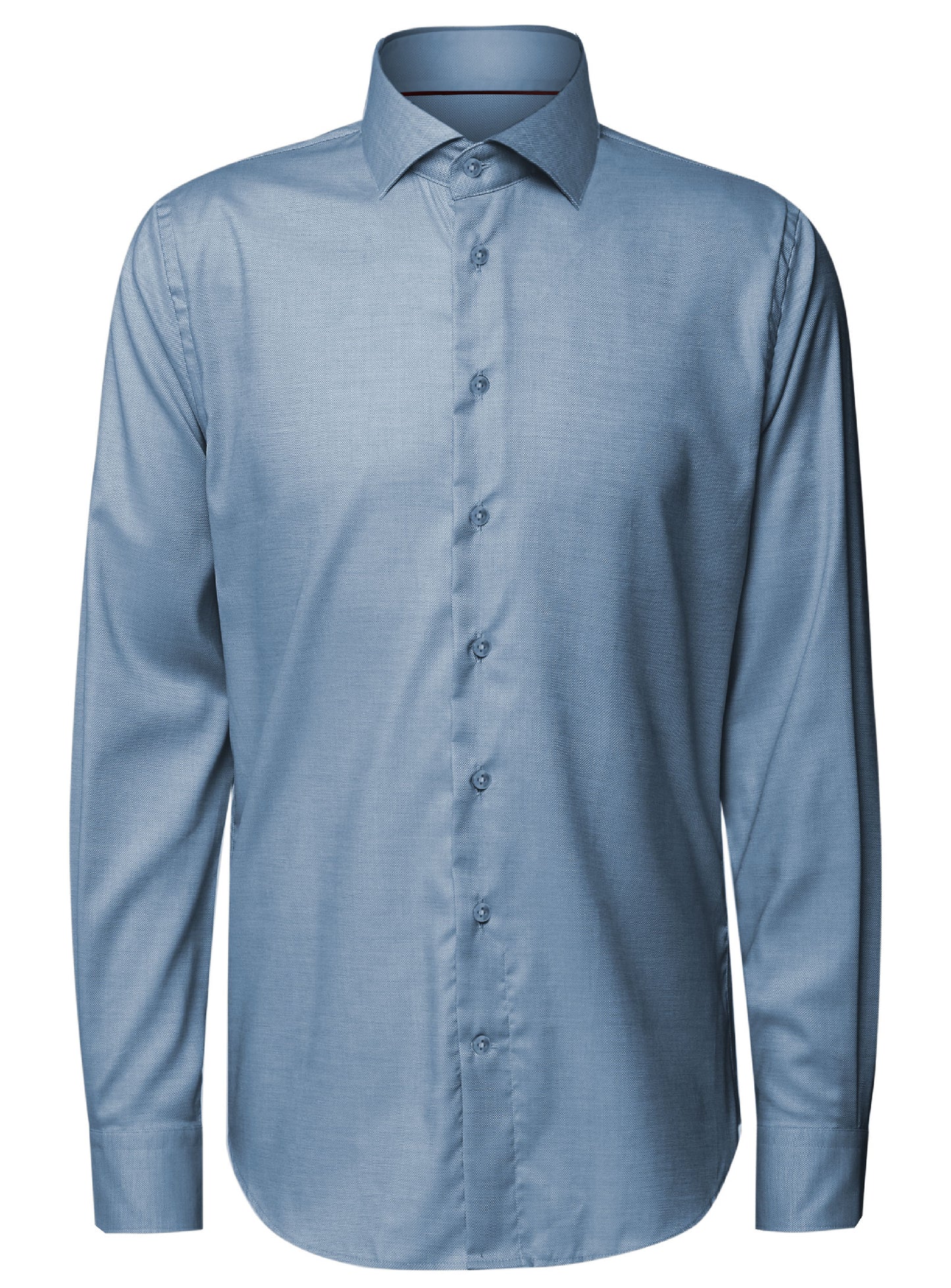 CHEMISE M/L POINT-ZERO BLEU POUDRE POUR HOMME