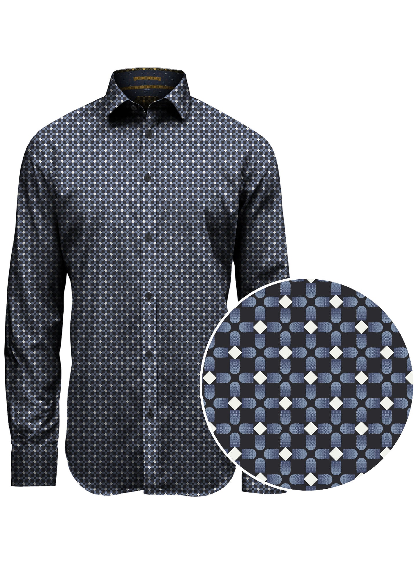 CHEMISE M/L POINT-ZERO POUR HOMME
