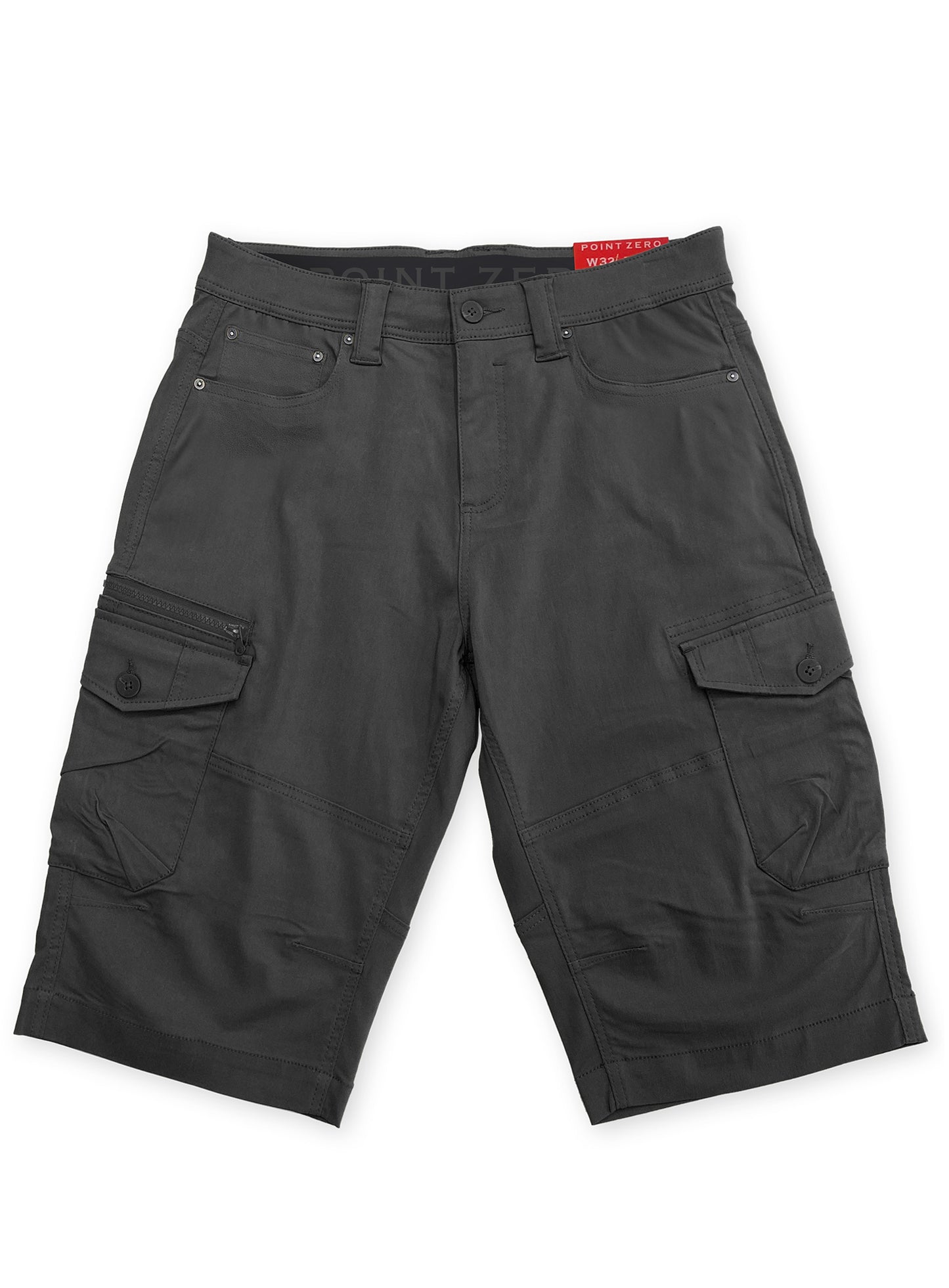CARGO BERMUDA CHARCOAL POINT-ZERO POUR HOMME