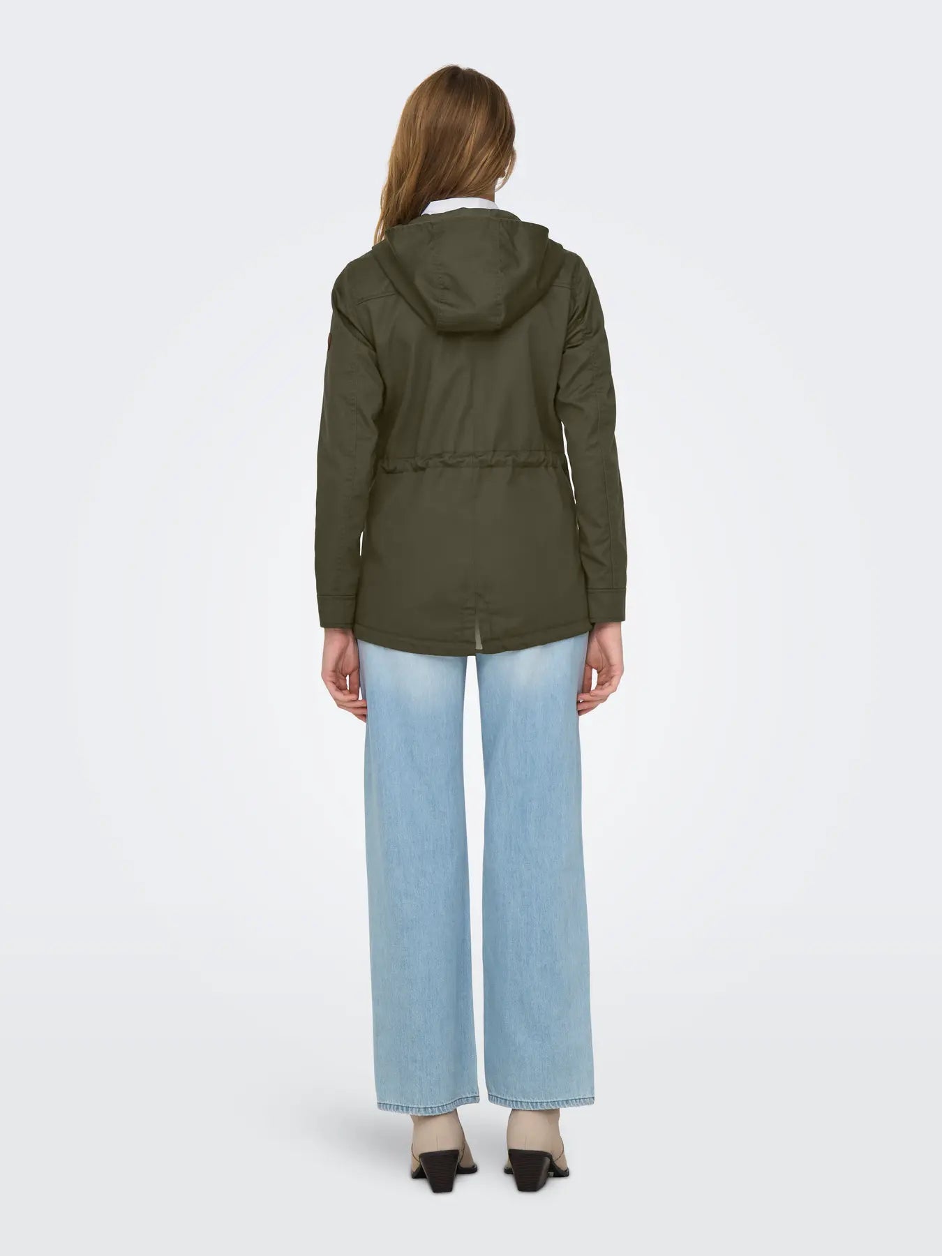 Manteau vert Mi-saison Only pour Femme