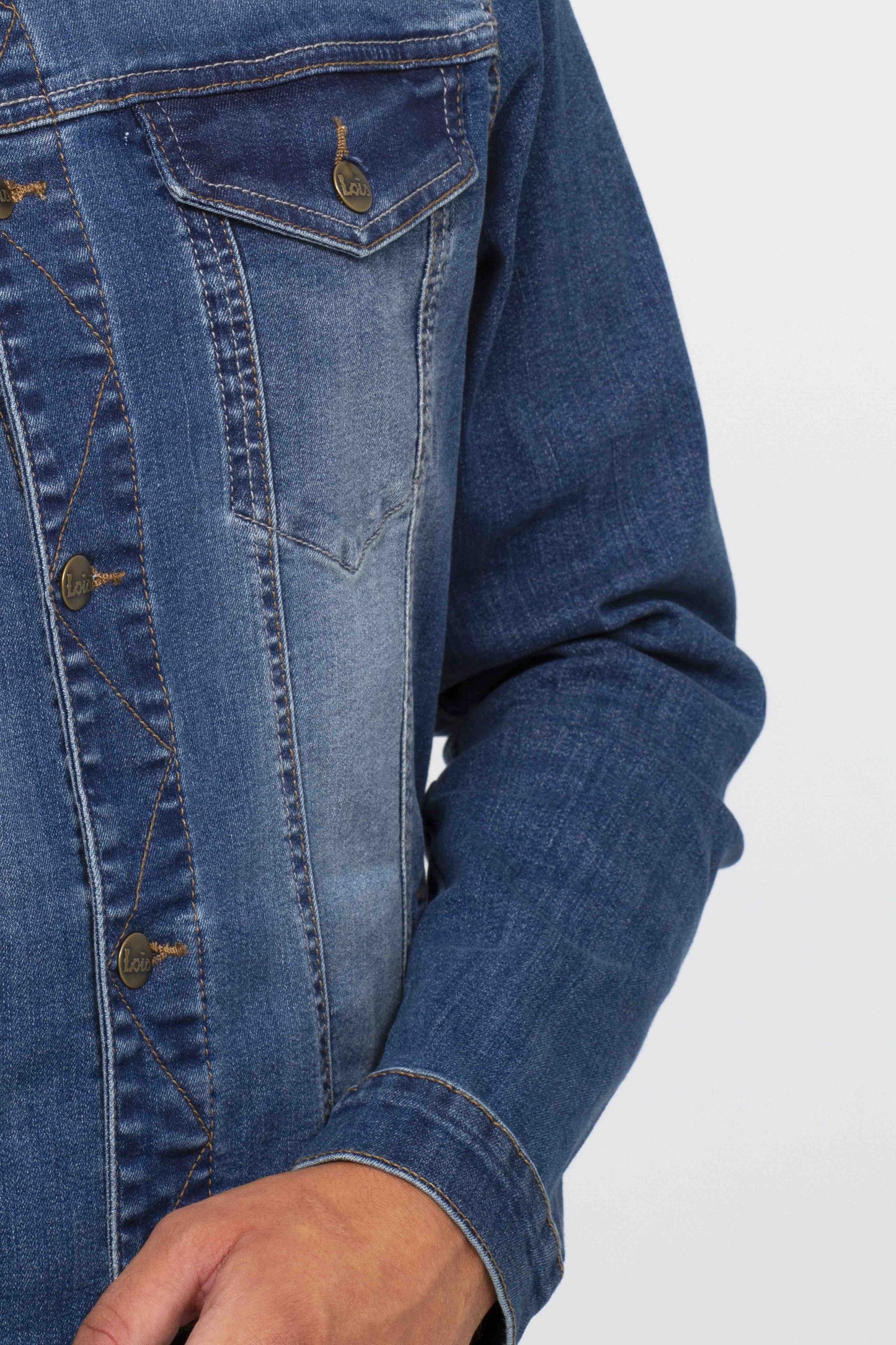 LA VESTE BILL DENIM EXTENSIBLE LOIS POUR HOMME