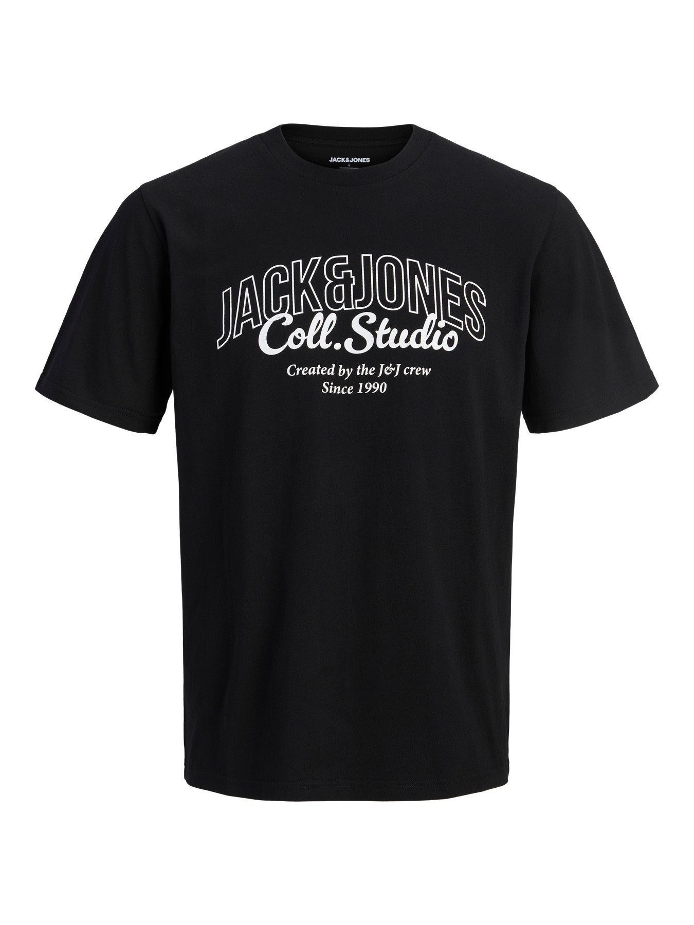T-Shirt Homme JACK & JONES Coton Biologique Col Rond Coupe Classique
