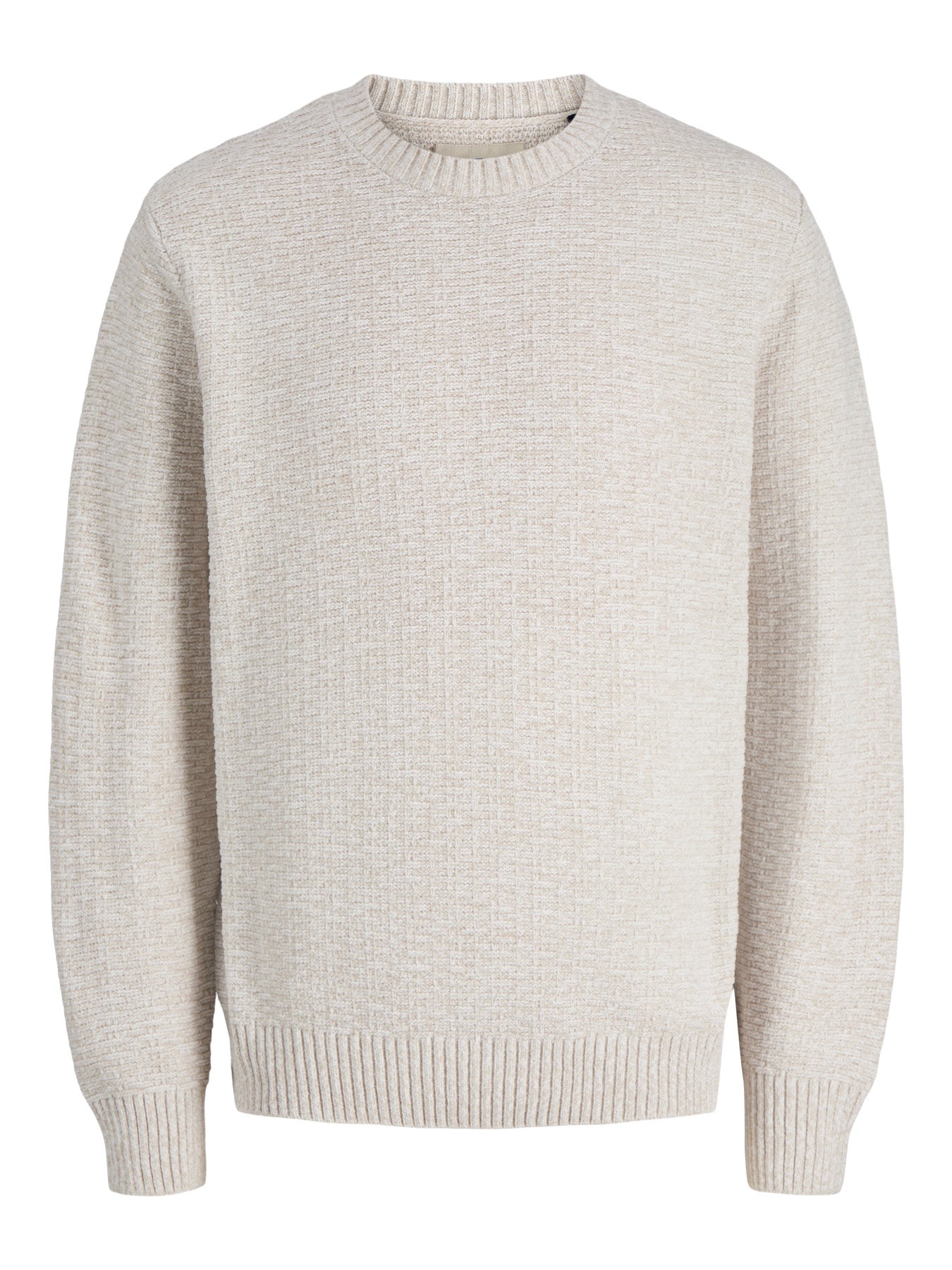 CHANDAIL tricot CREAM JACK & JONES POUR HOMME