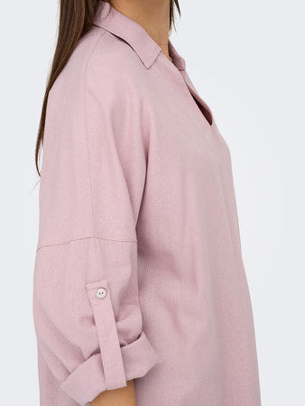 TUNIQUE EN LIN t-shirt - ONLY POUR FEMME