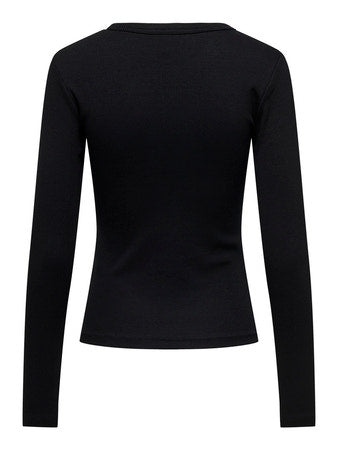 TRICOT NOIR ONLY POUR FEMME