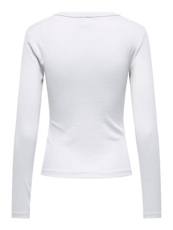 TRICOT BLANC ONLY POUR FEMME