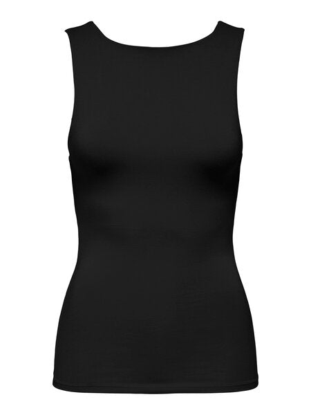 CAMISOLE NOIR 2 COTÉ ONLY POUR FEMME