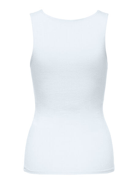 CAMISOLE BLANCHE 2 COTÉ ONLY POUR FEMME