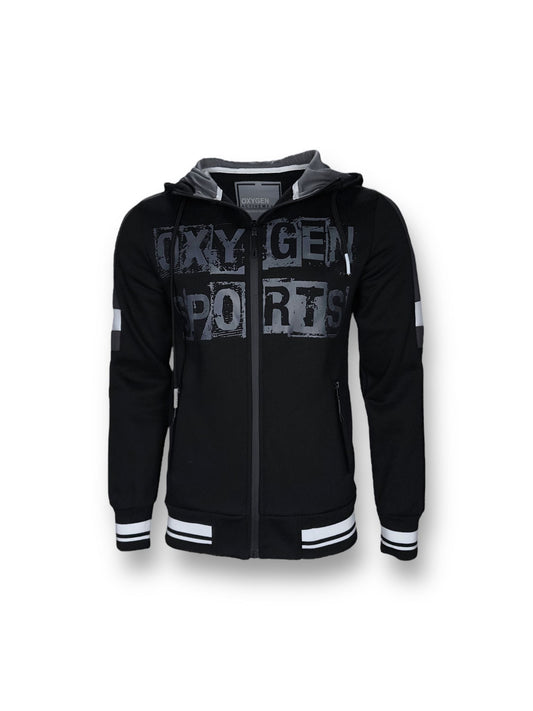 Veste noire Oxygen pour homme