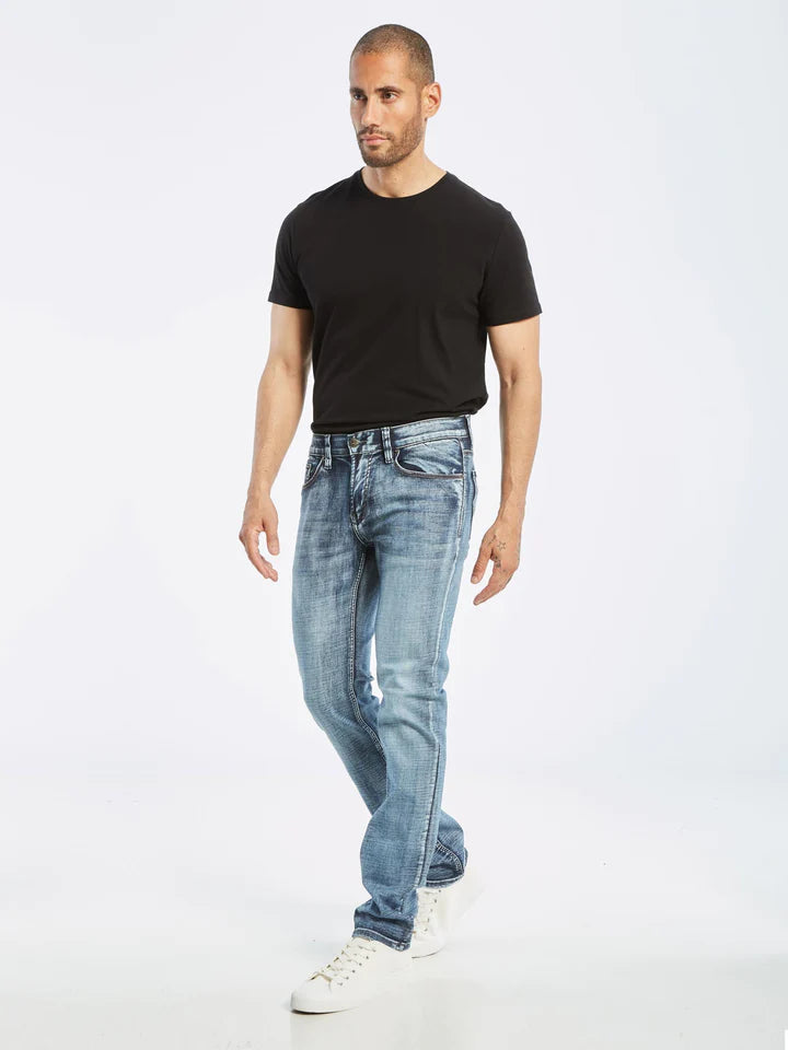 Lois Peter Slim Washed Blue Jeans for Men