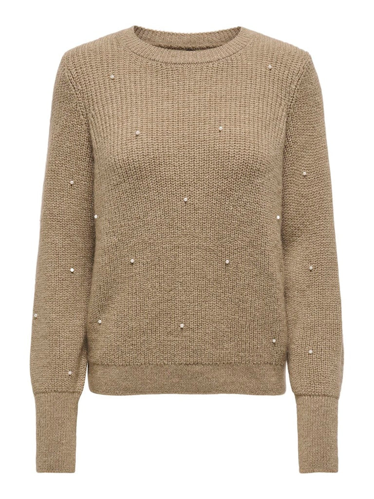 CHANDAIL PERLE BEIGE ONLY FEMME