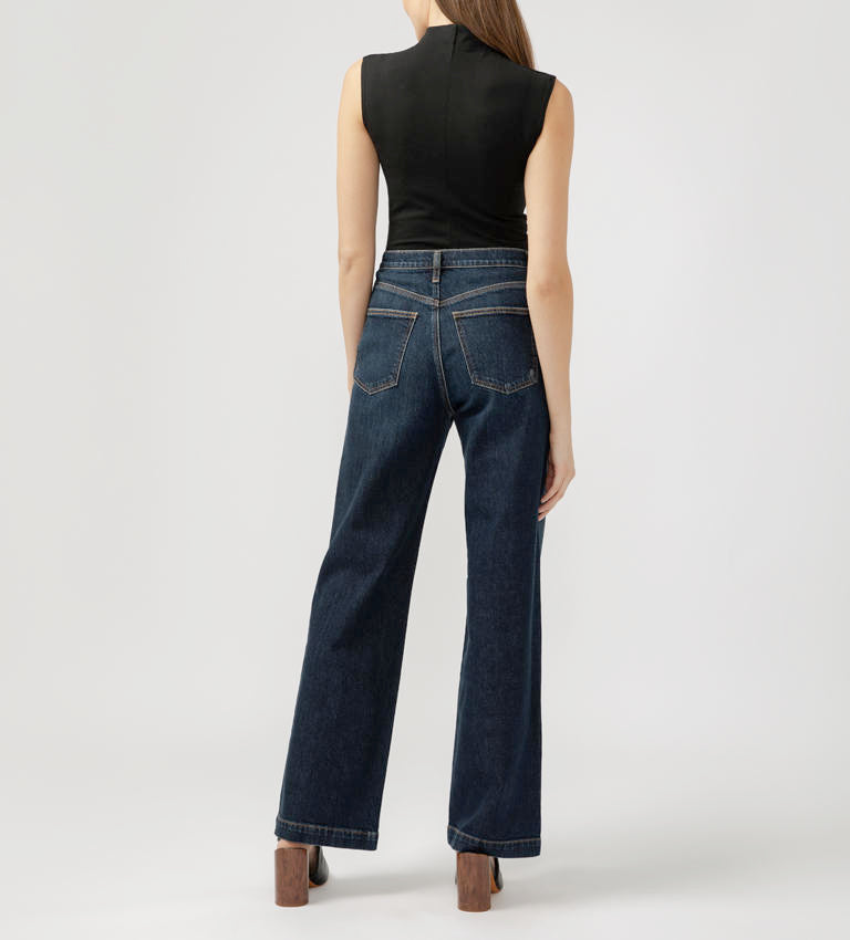 JEANS SILVER HIGHLY DESIRABLE TROUSER / INDIGO-FEMME