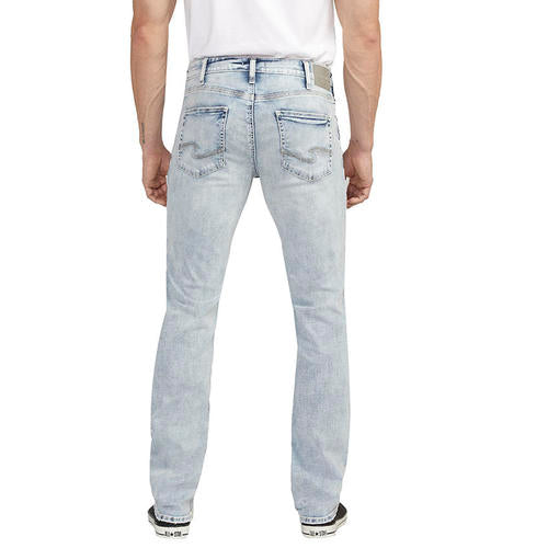 Allan Light Wash Silver Jeans for Men