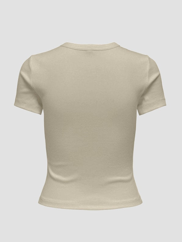 T-SHIRT COURT ONLY BEIGE CASHMERE