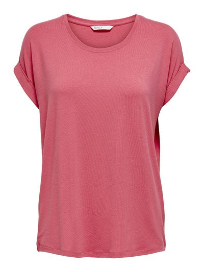T-shirt rose Only pour femme