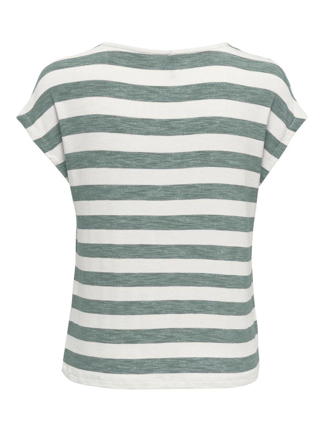 T-shirt VNECK RAYURE VERT Only pour femme