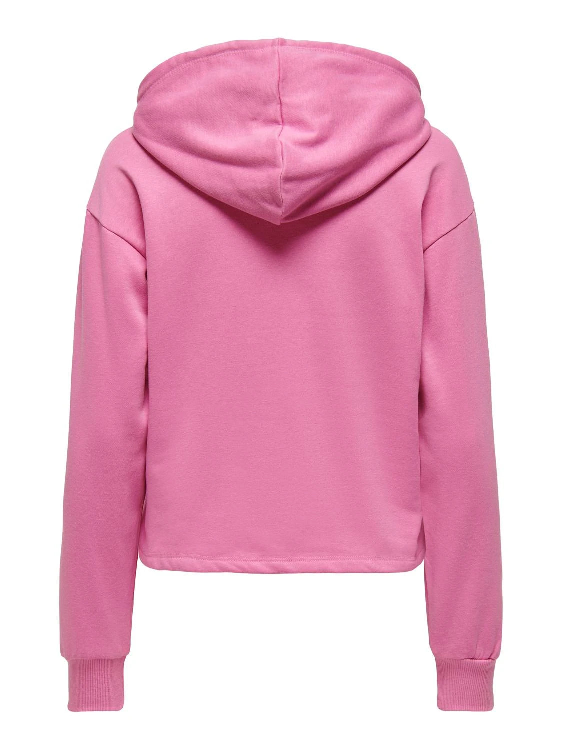 Only pink cropped hoodie for women
