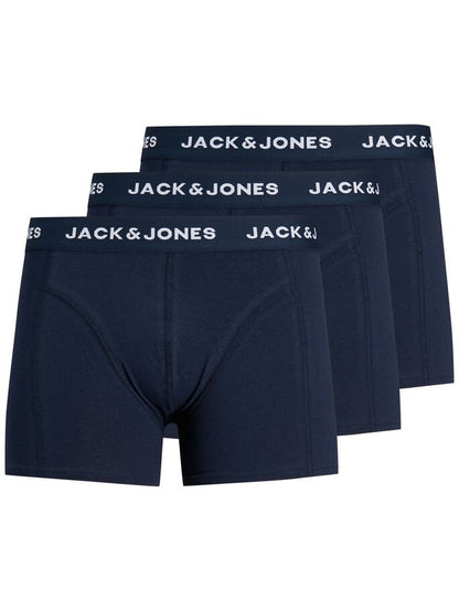 Boxer navy paquet de 3 Jack&Jones pour homme