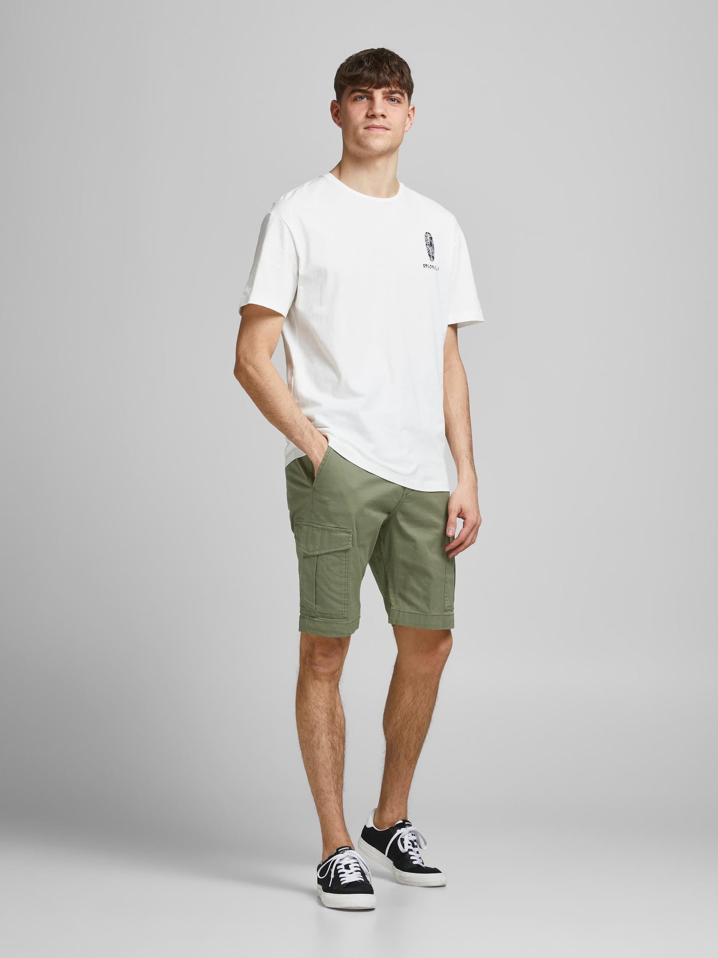 Bermuda kaki Jack&Jones pour homme