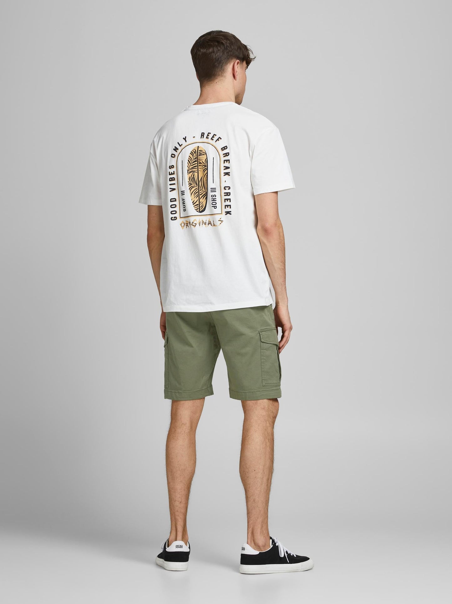 Bermuda kaki Jack&Jones pour homme