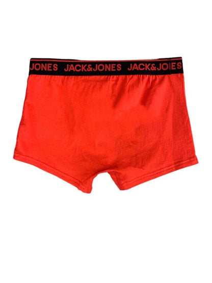 Boxer rouge élastique rouge Jack&Jones pour homme