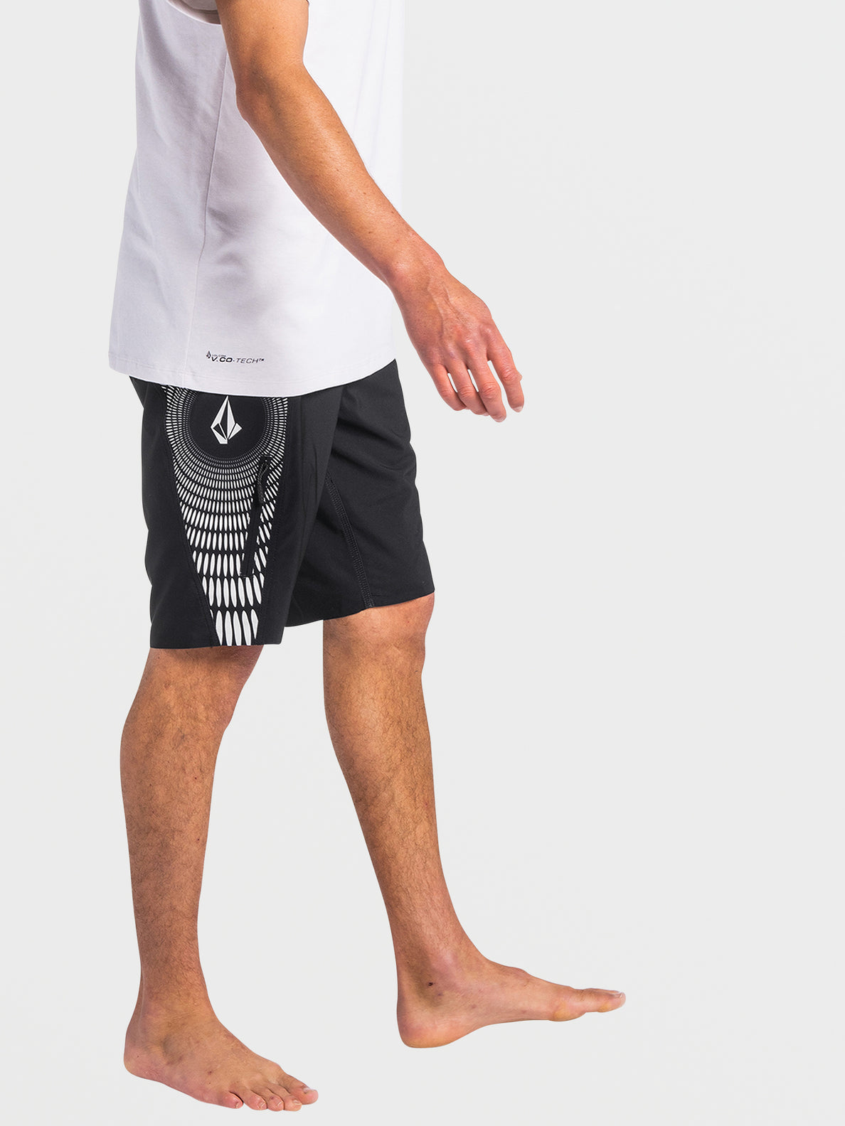 Men's Volcom black boardshorts