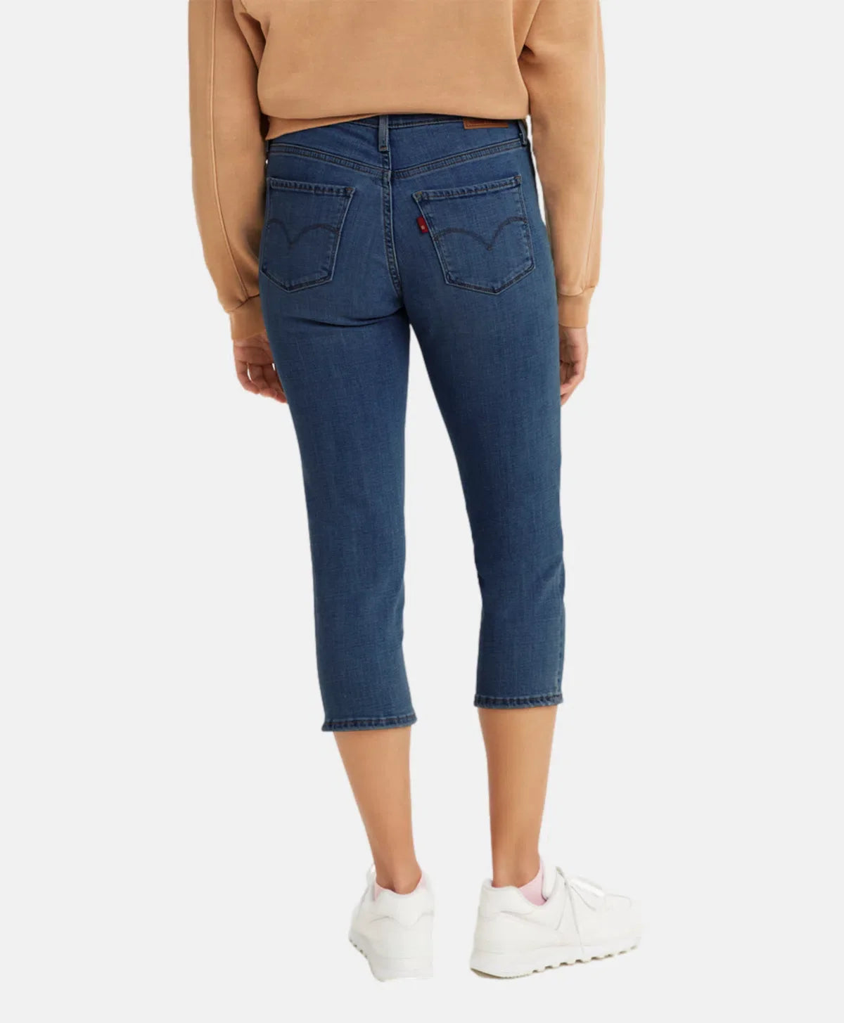 Women's Levi's 311 blue capri
