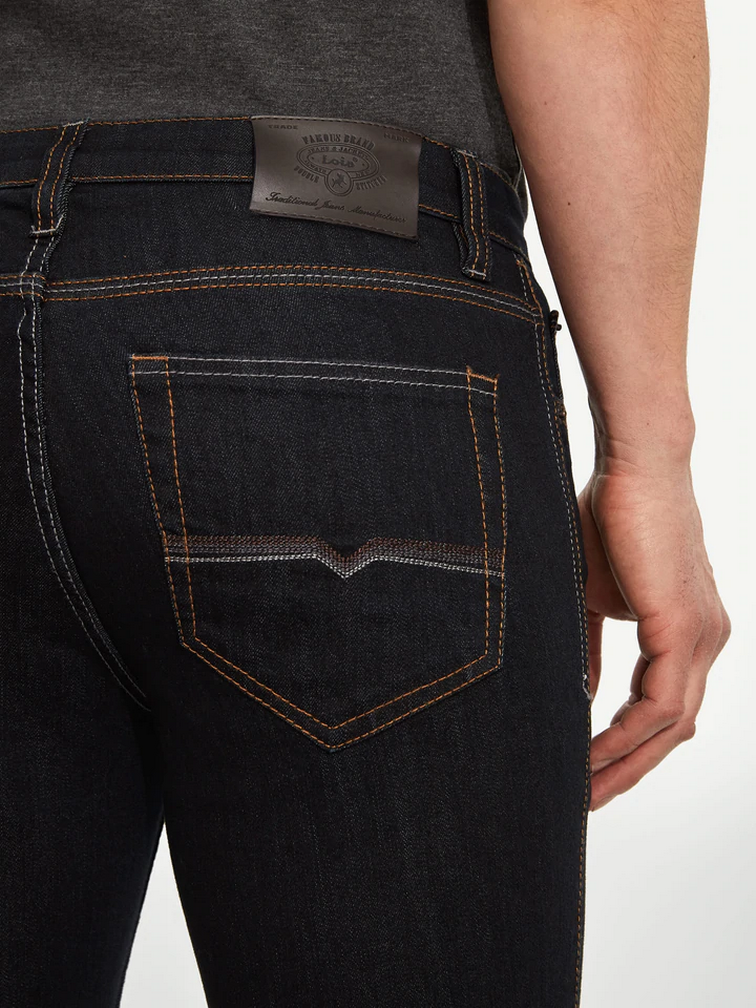Dark blue Lois Peter Slim jeans for men