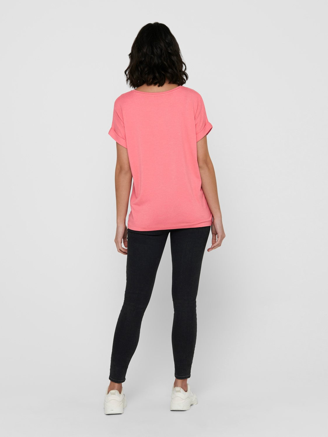 T-shirt corail ONLY pour femme