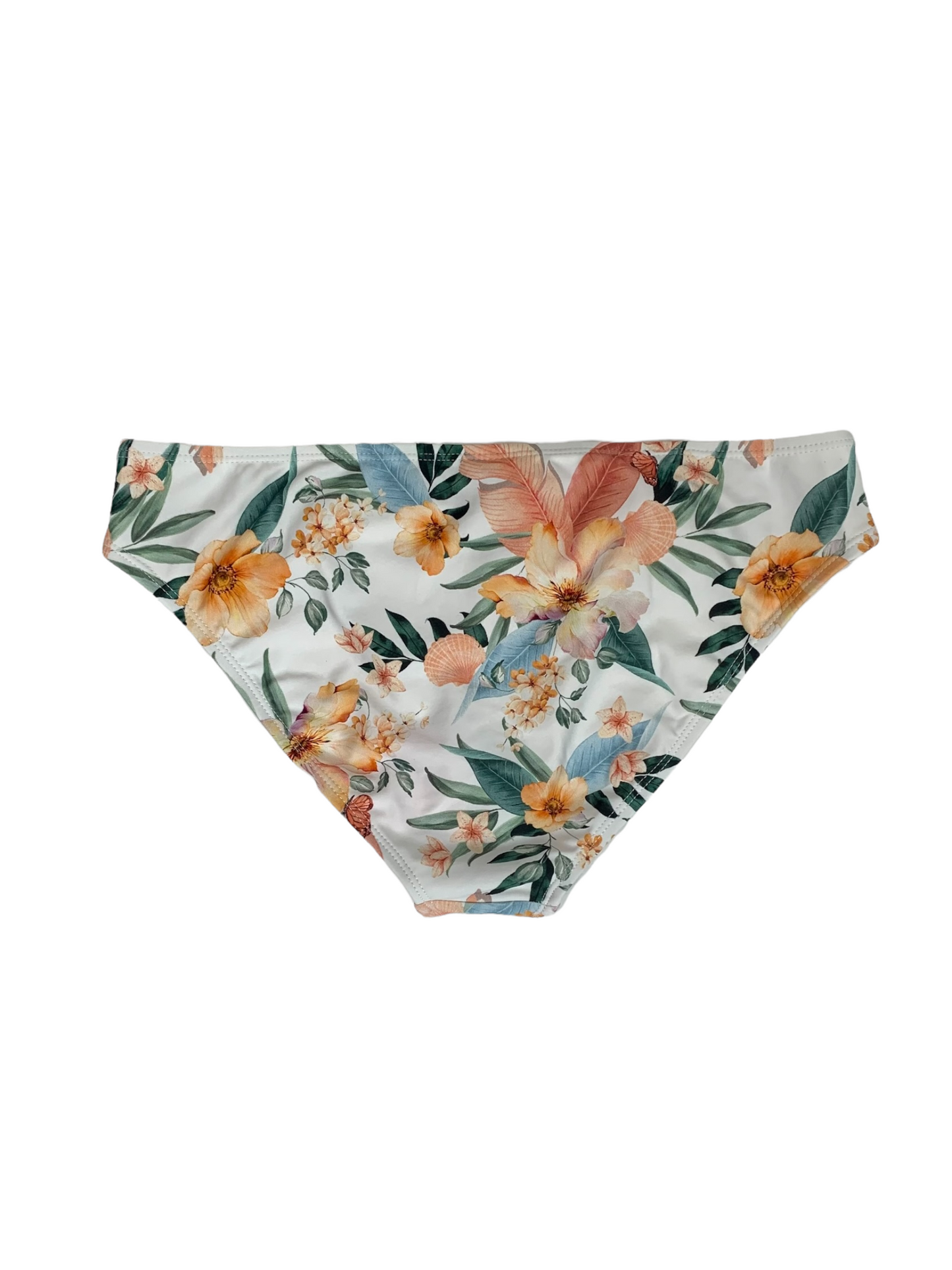 Women's Nass Woman floral white bikini bottom