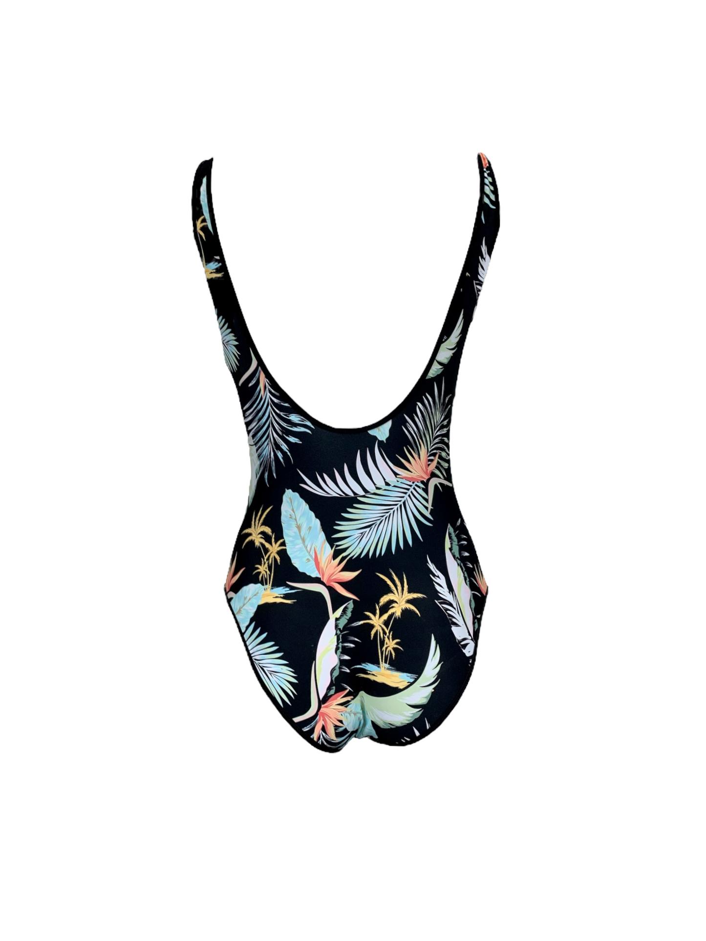 Women's Nass Woman tropical black one-piece swimsuit