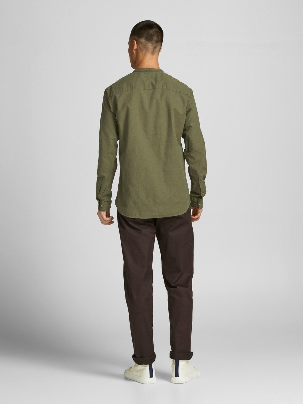 Jack&Jones men's long-sleeved green shirt