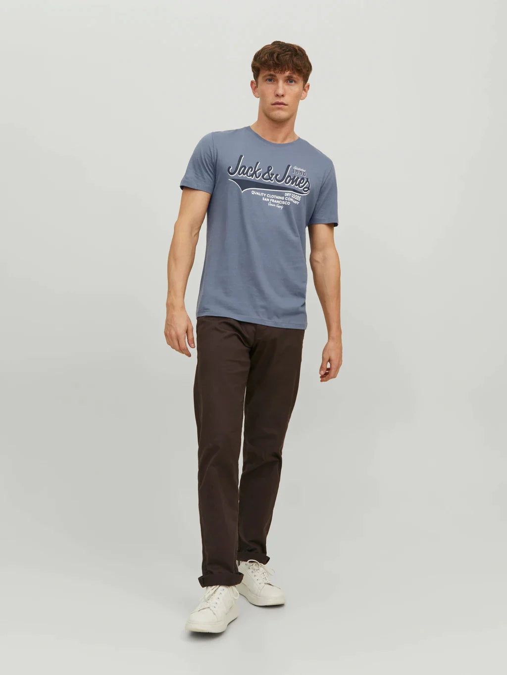 T-shirt bleu Jack&Jones pour homme