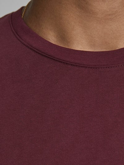 Jack&Jones men's burgundy T-shirt