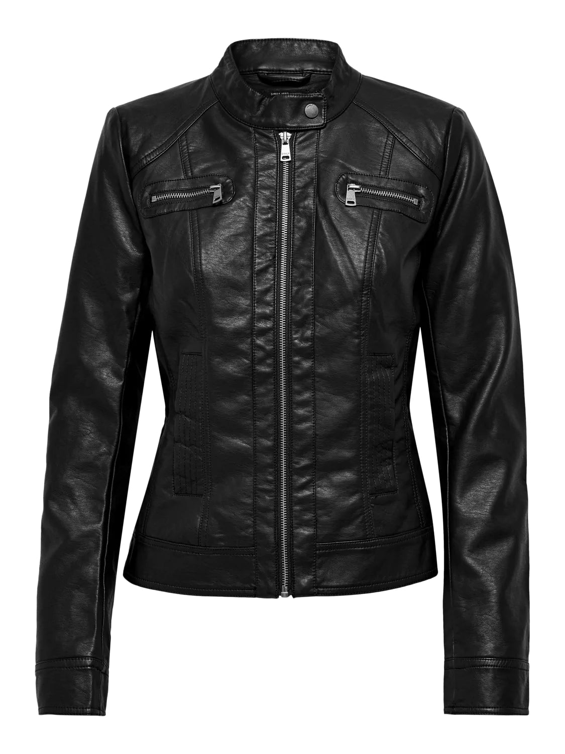 Only black leather jacket discount