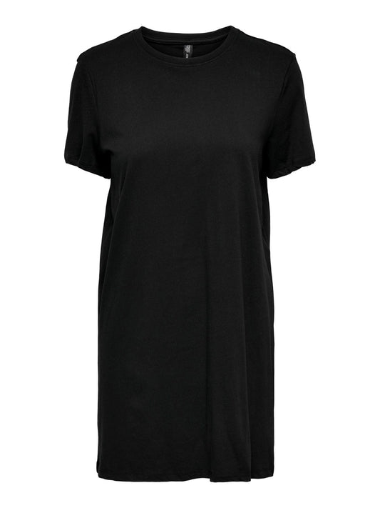 Robe T-shirt noire ONLY pour femme