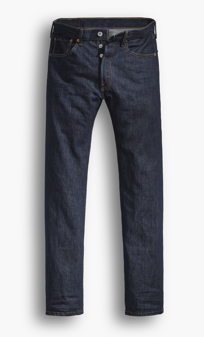 Men's Levi's 501 dark blue jeans
