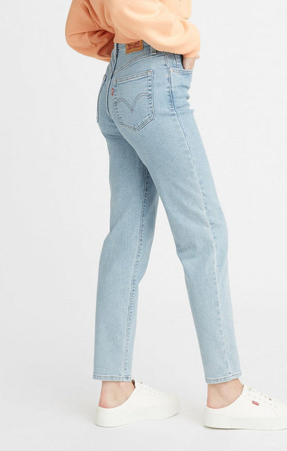 Mom jeans Levi's bleu pâle pour femme