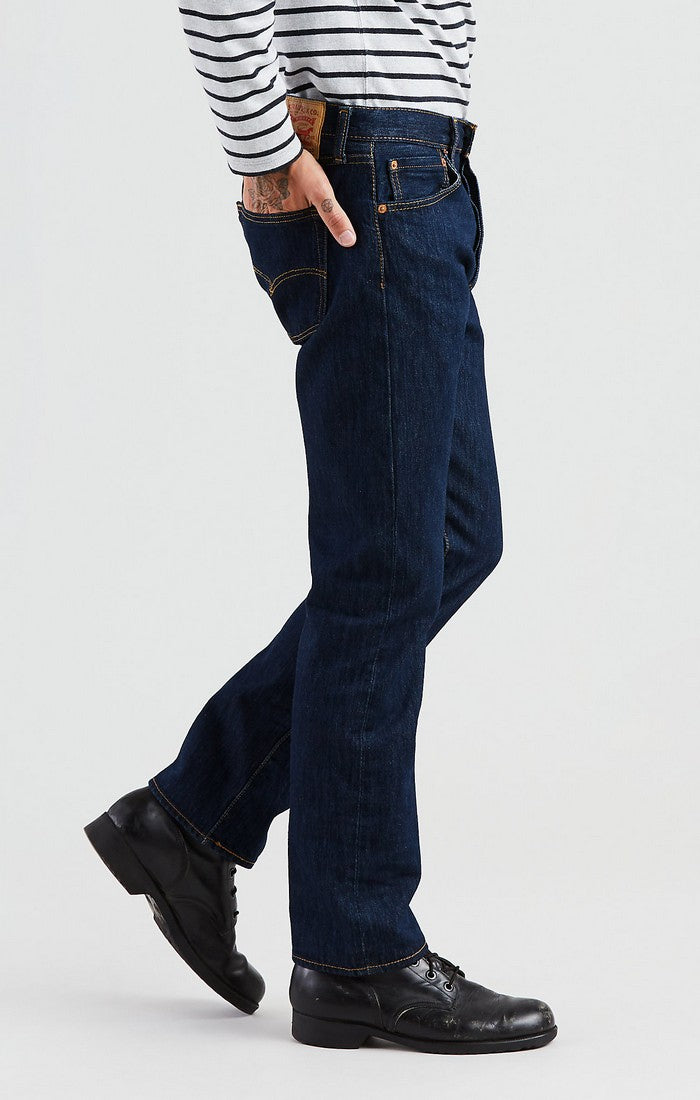 Men's Levi's 501 dark blue jeans