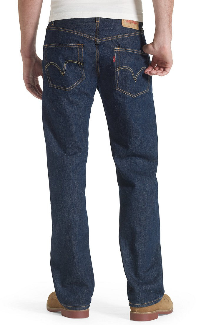 Men's Levi's 501 dark blue jeans