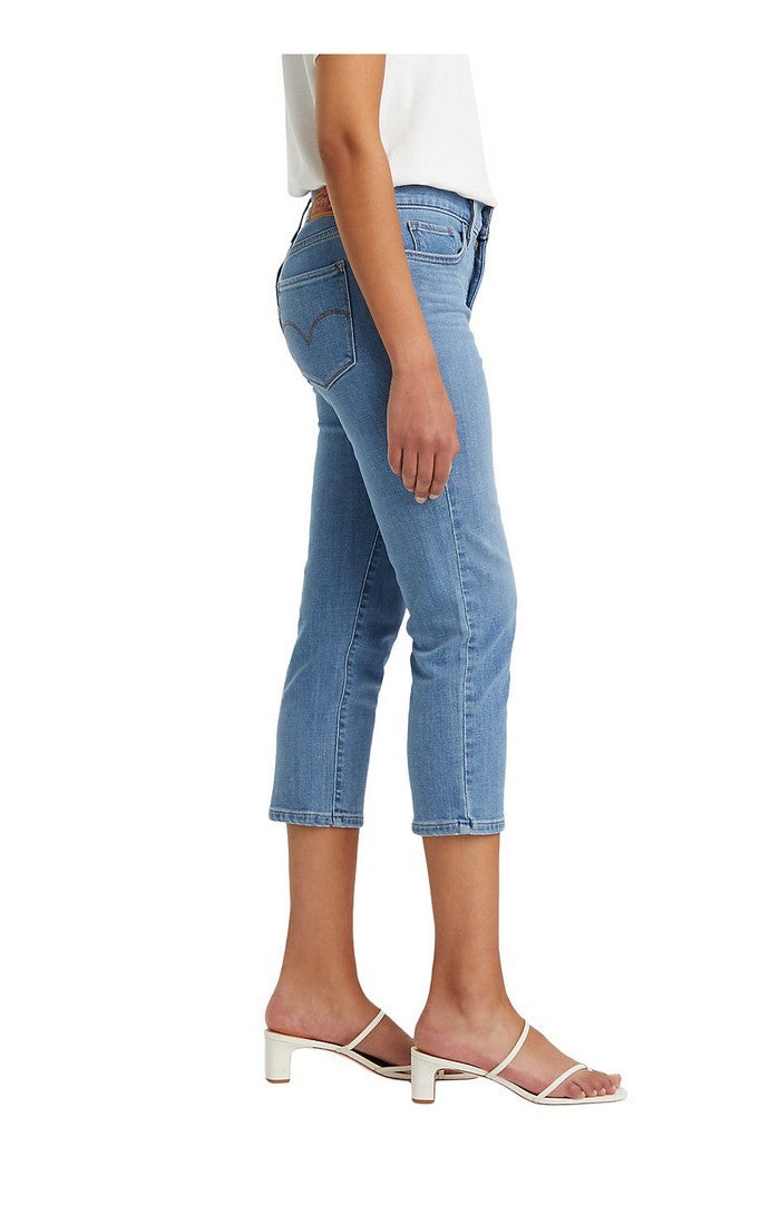 Women's Levi's pale blue 311 Capri